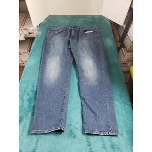 Lucky Brand Jeans Size 38x30 Mens Blue Pants Stretch Denim 121 Slim Straight